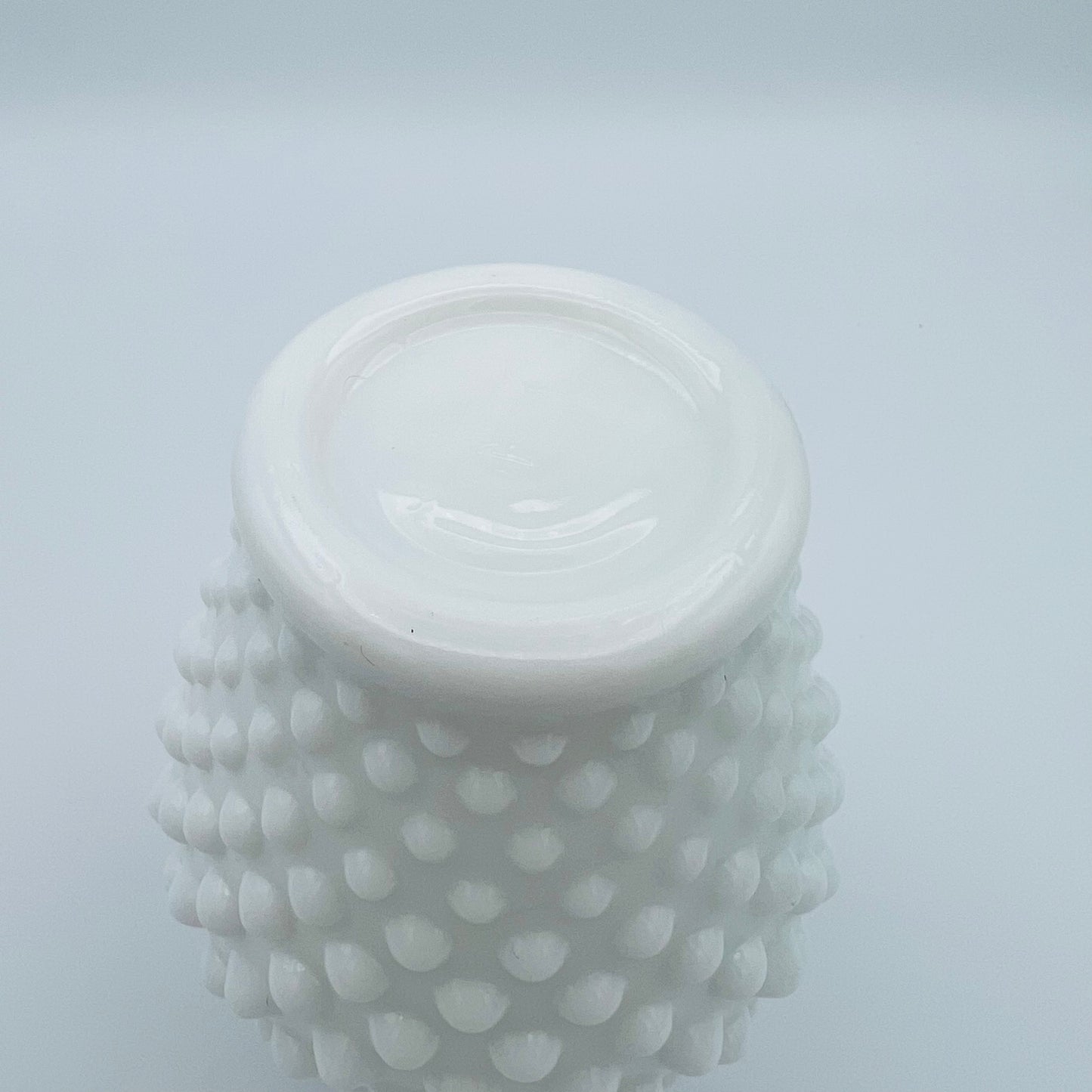 Hobnail Milk Glass Vase