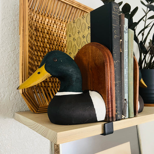 Decoy Duck Bookends