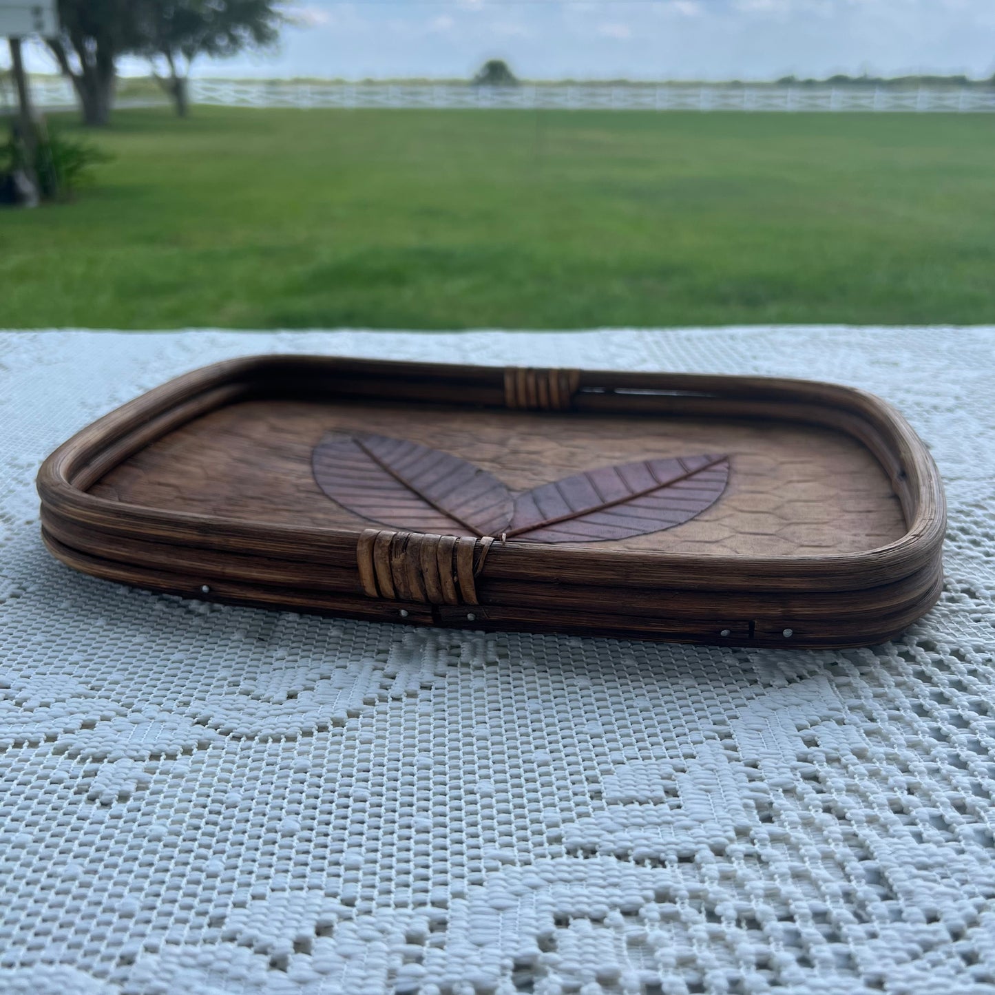 Rattan Tray