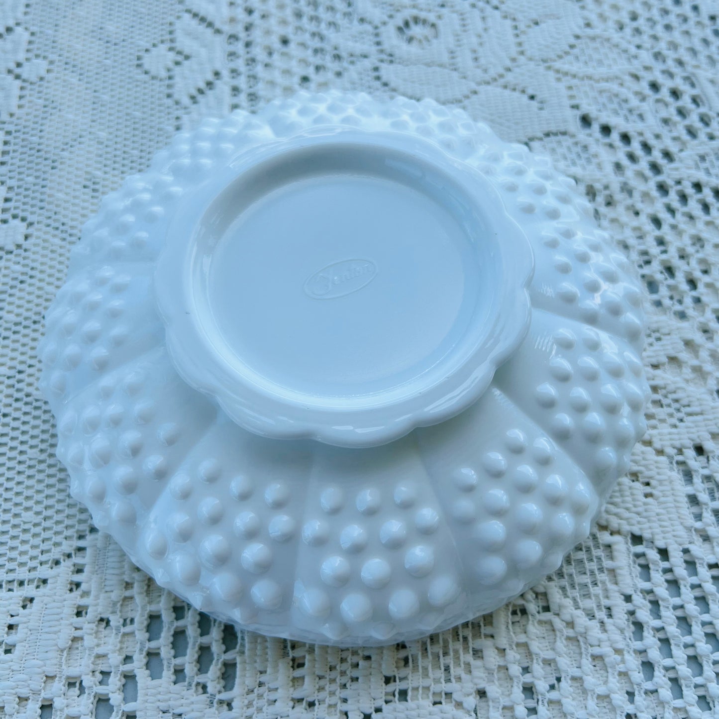 Fenton Hobnail Milk Glass Ashtray