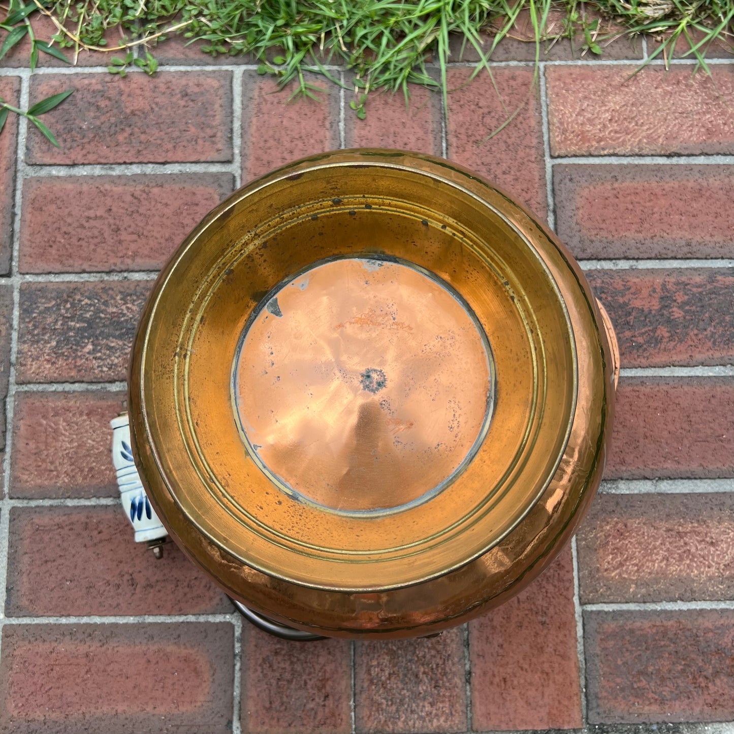 Large Copper Skuttle Bucket