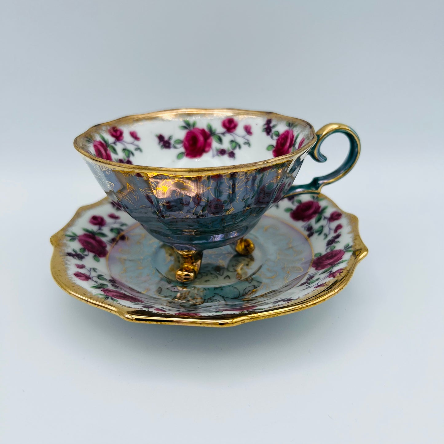 Lusterware Tea Cup & Saucer