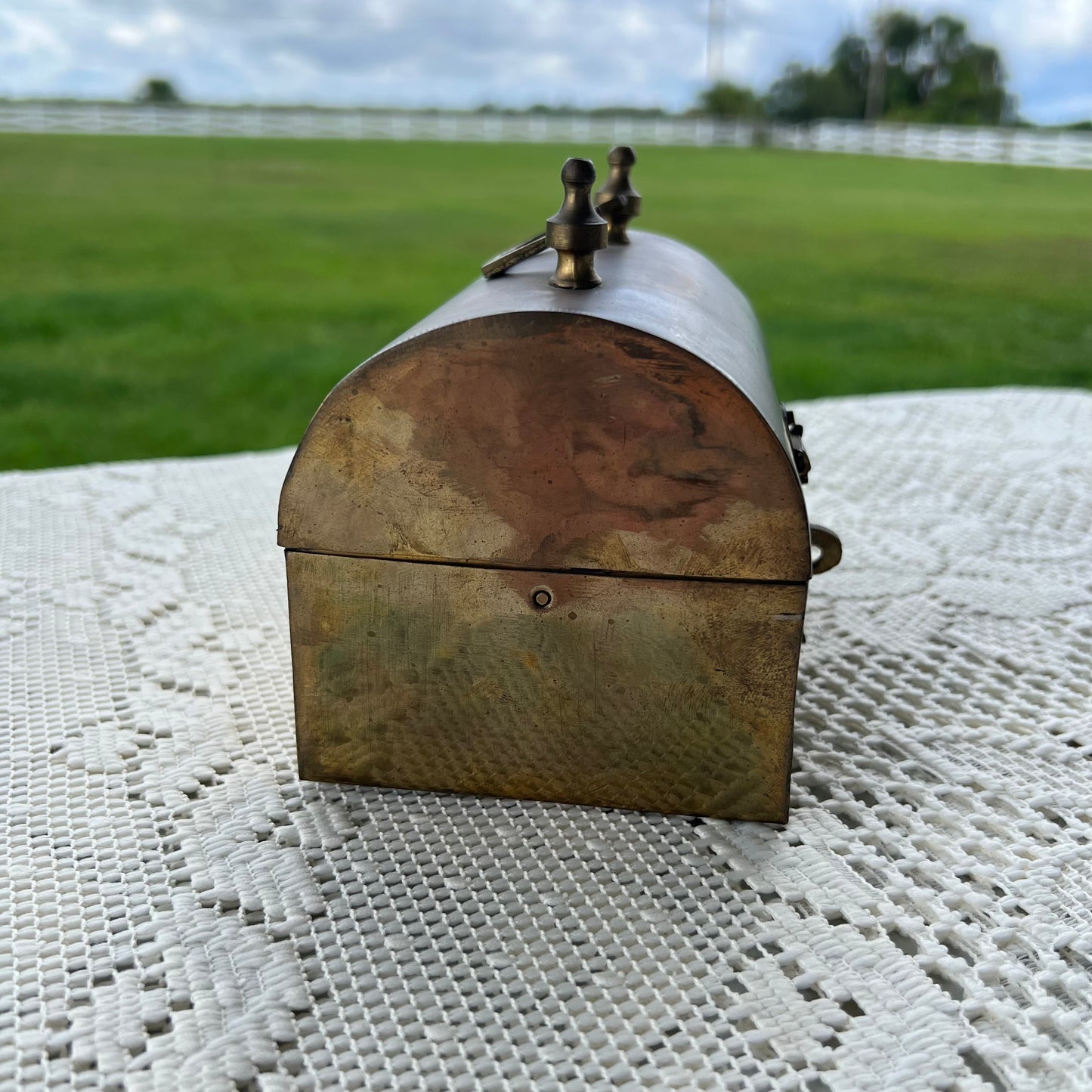 Brass Casket Box