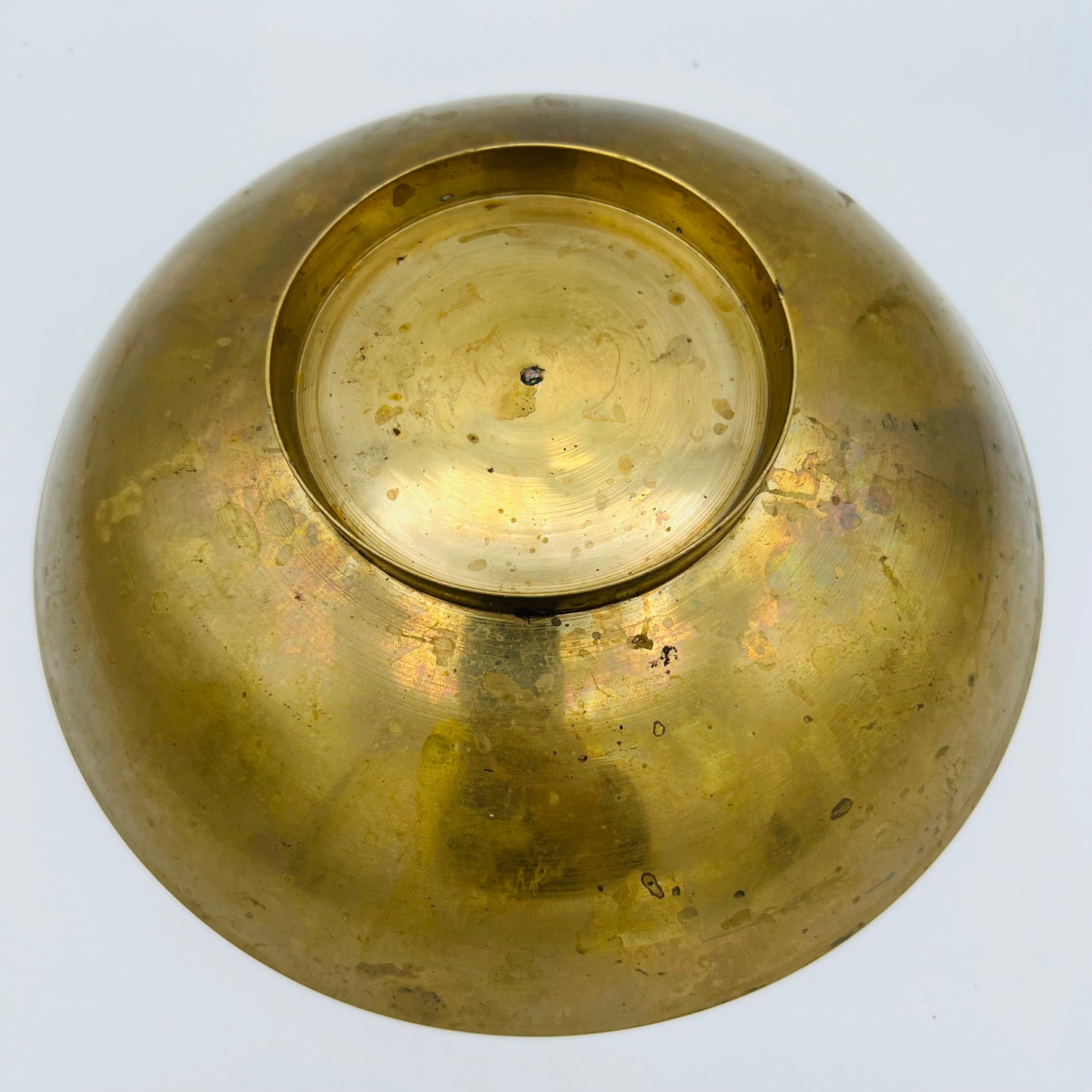 Brass & Enamel Bowl