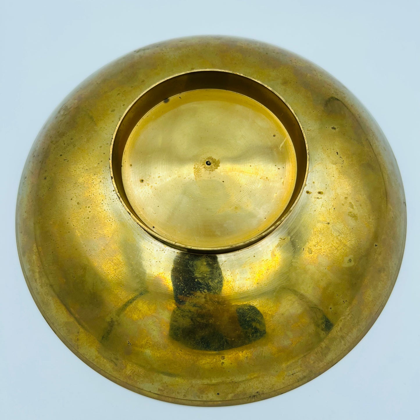 Brass & Enamel Bowl