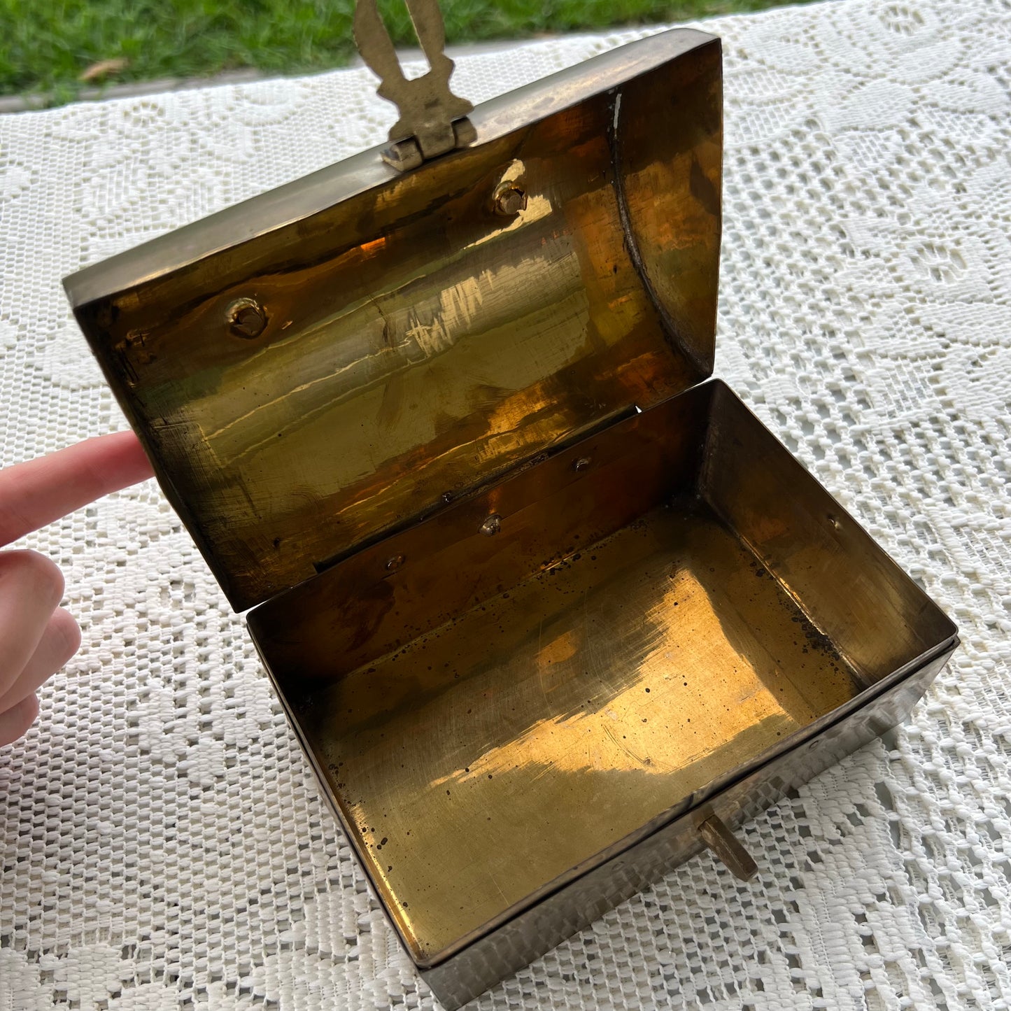 Brass Casket Box