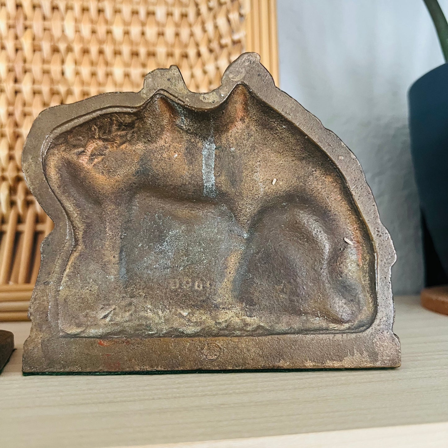 Solid Brass Bookends