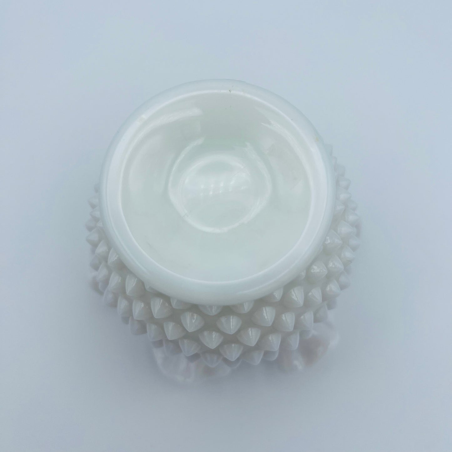 Milk glass Hobnail Vase