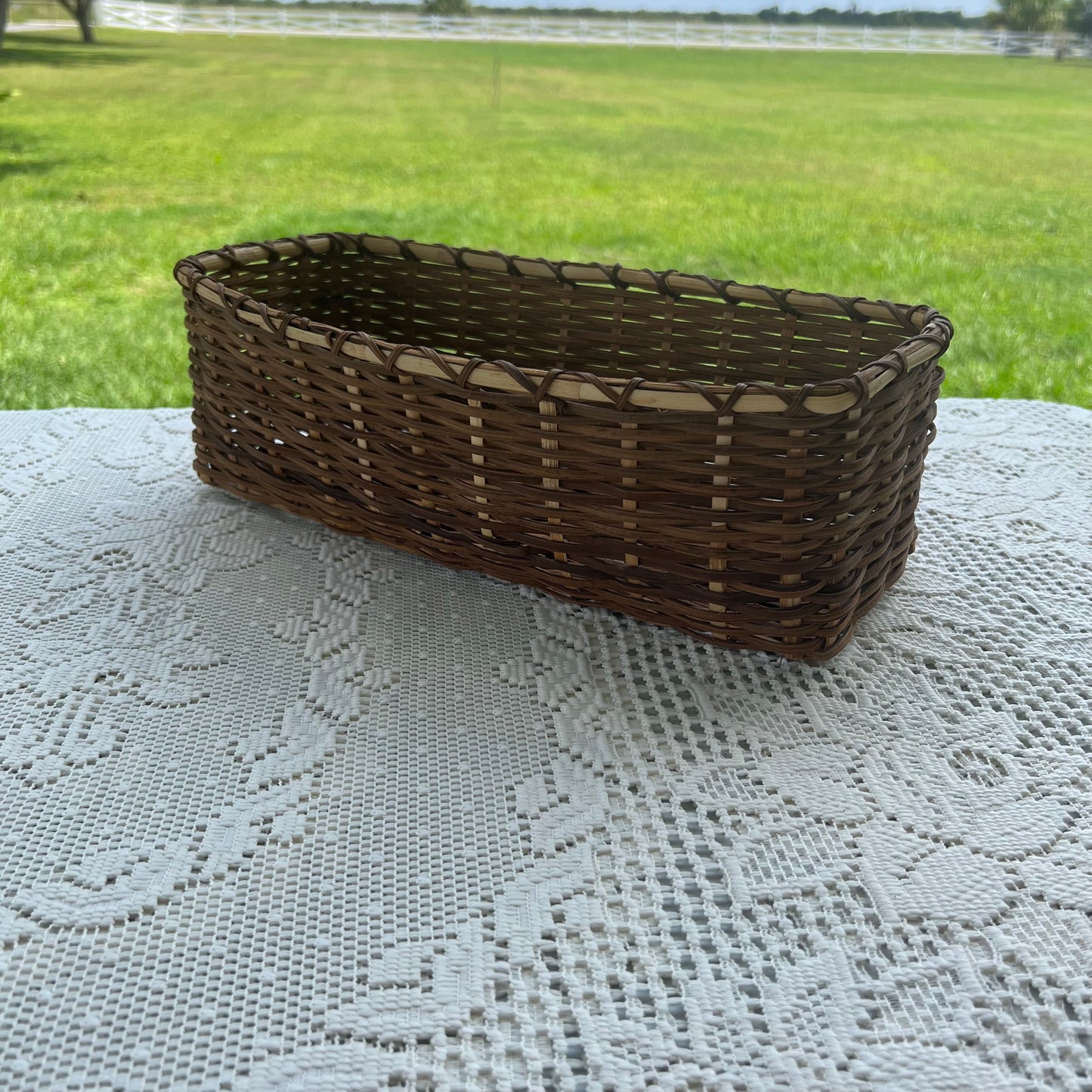 Rectangular Woven Basket