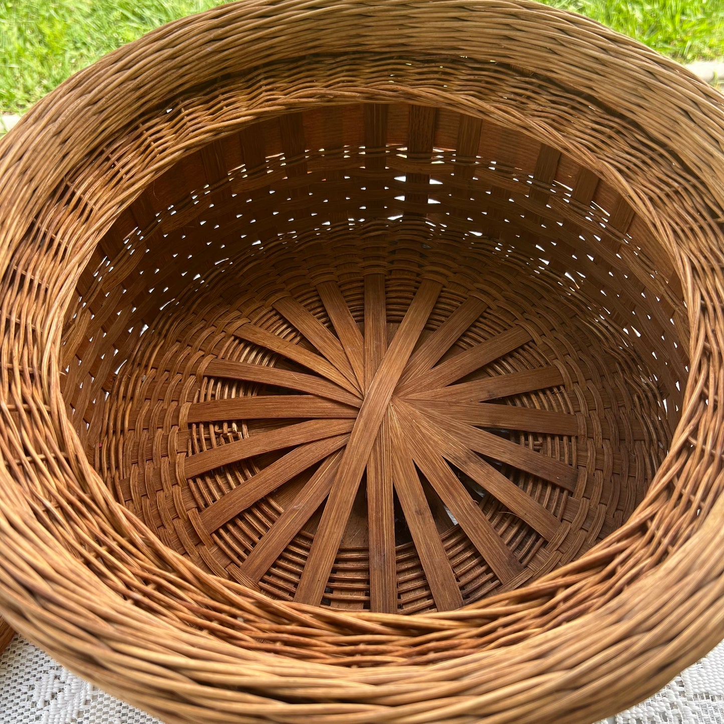 Hand Painted Basket