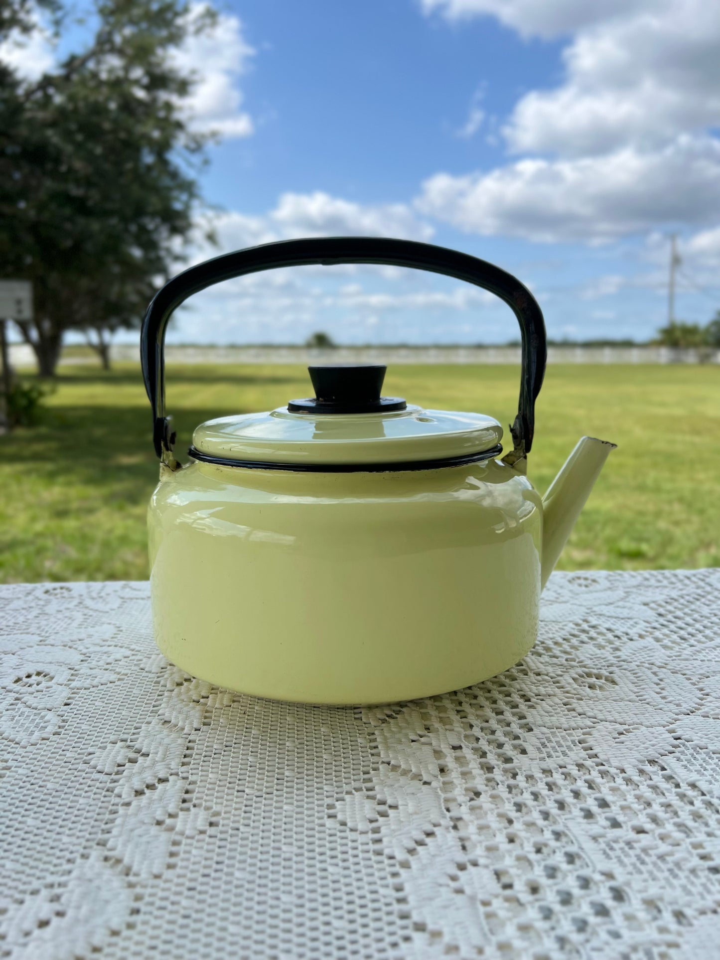 Enamelware Kettle