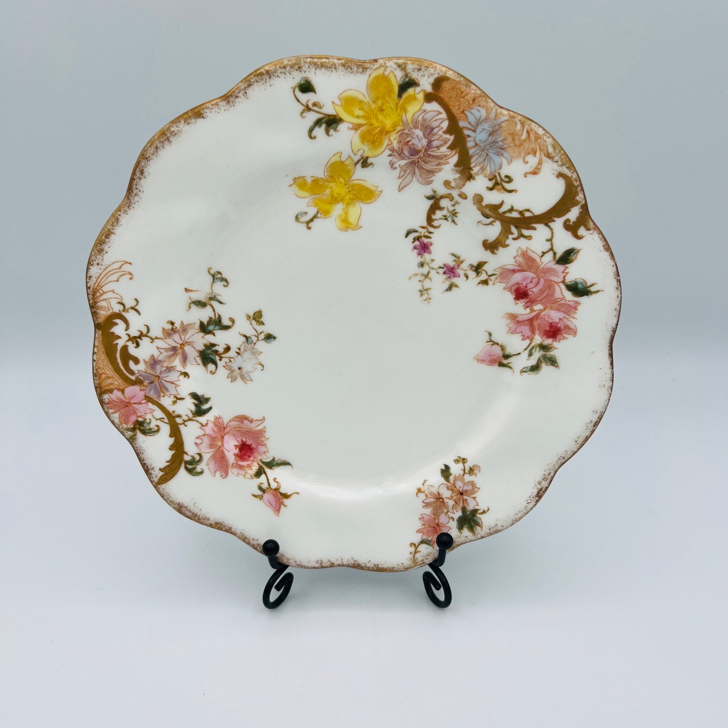 Staffordshire Porcelain Bread Plate