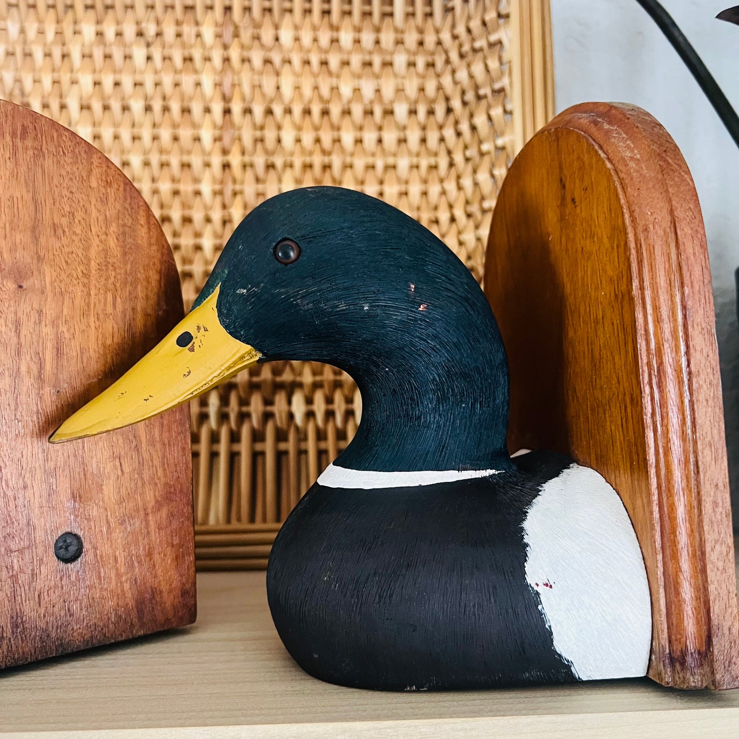 Decoy Duck Bookends