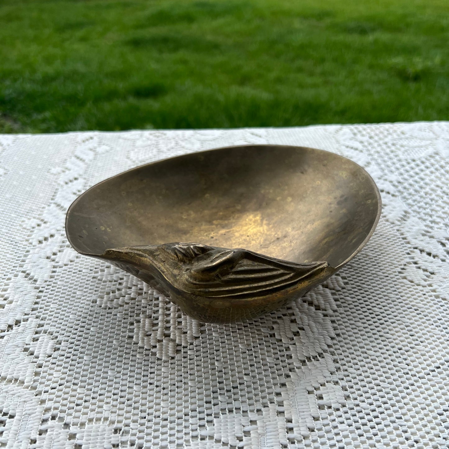 Brass Shell Trinket Dish