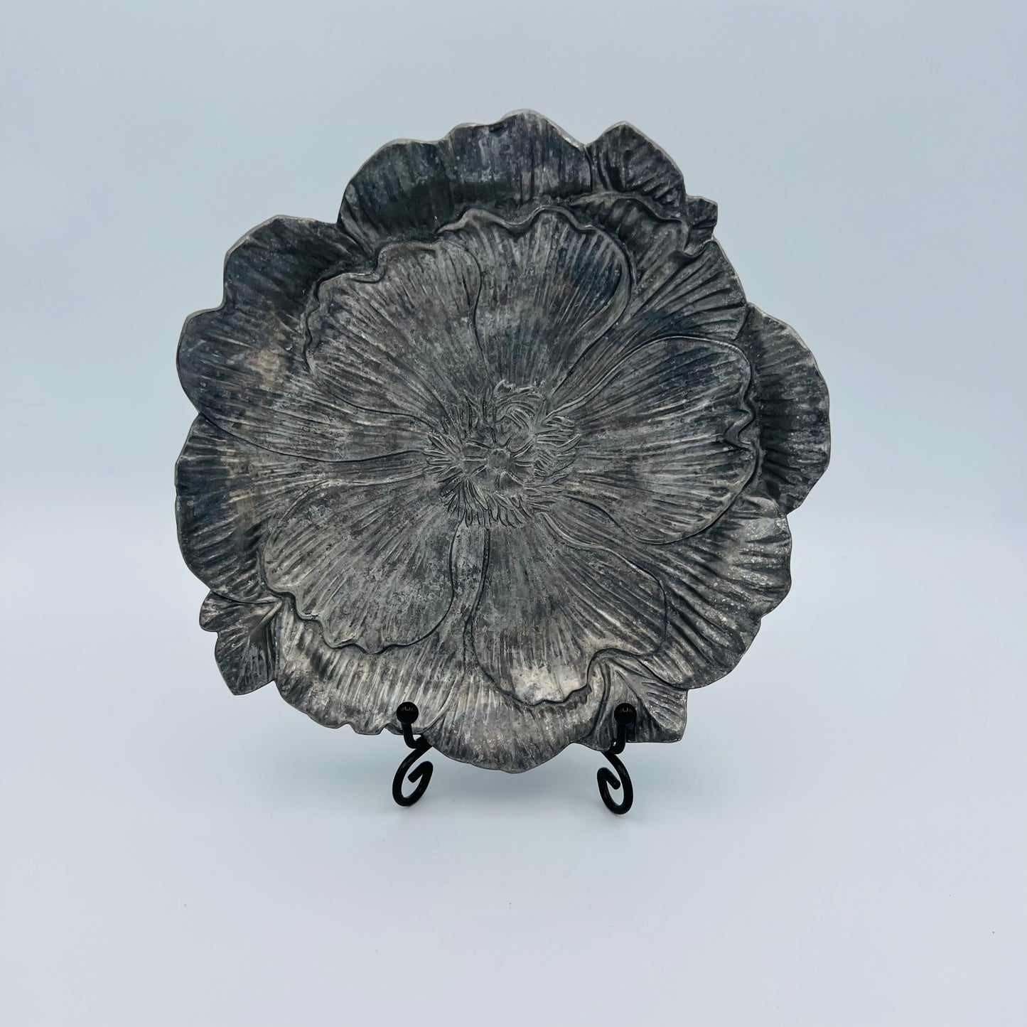 Fitz & Floyd Metal Floral Bowl