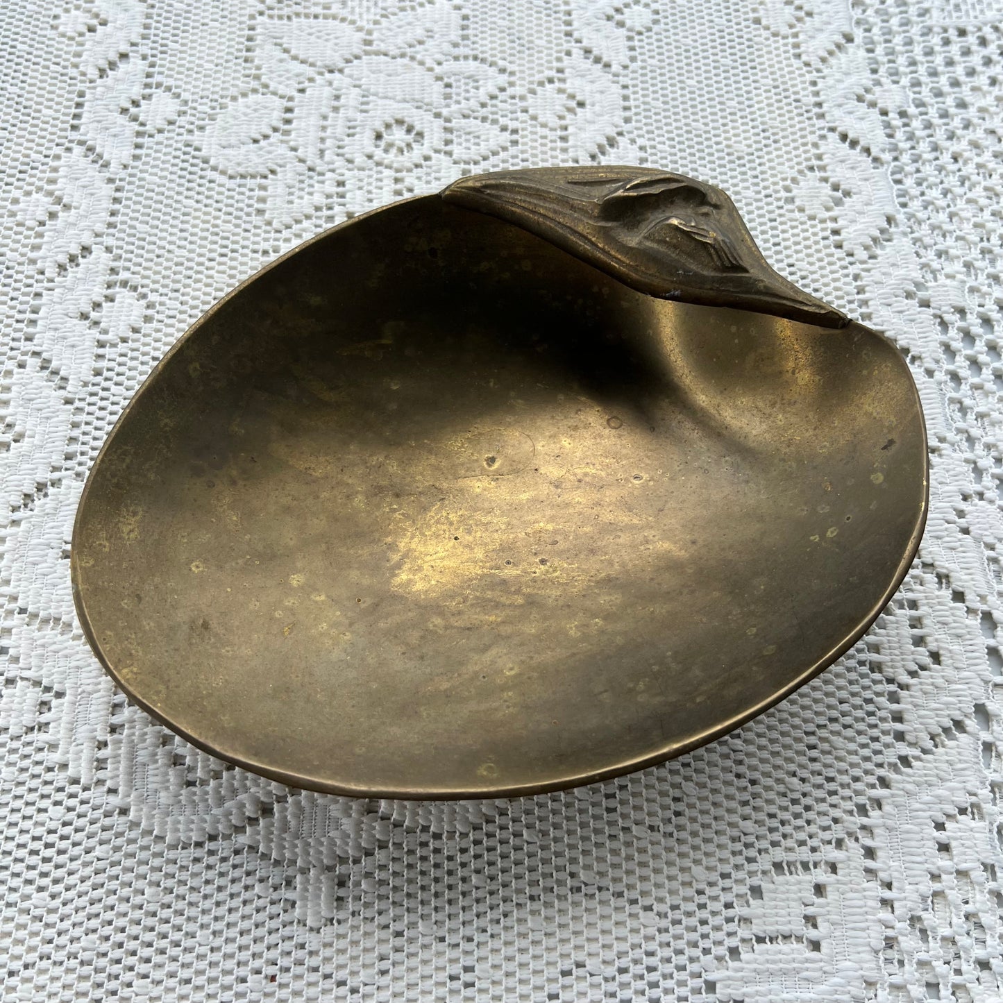 Brass Shell Trinket Dish