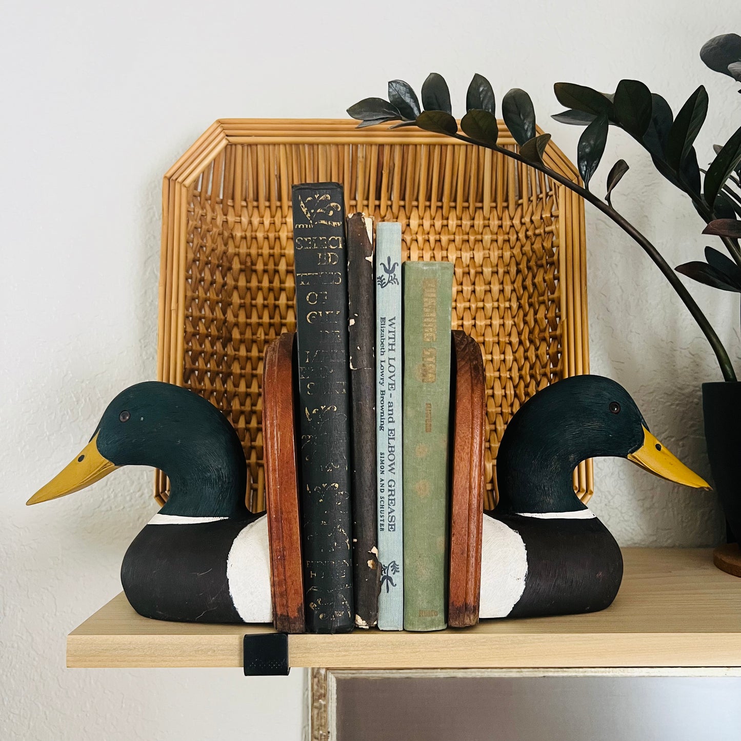 Decoy Duck Bookends