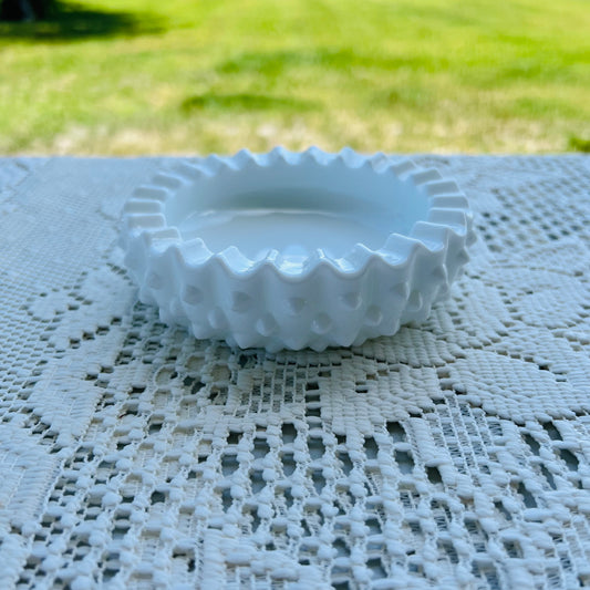 Fenton Hobnail Ashtray