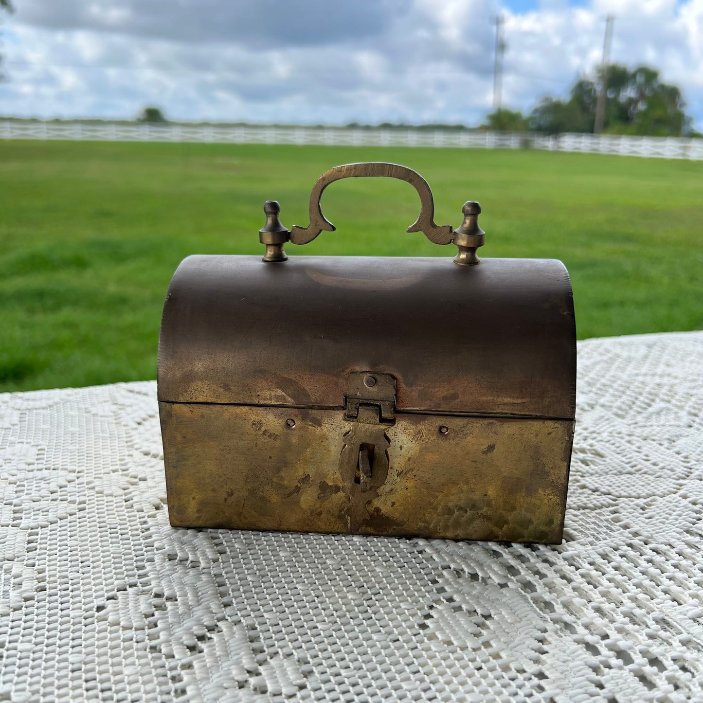 Brass Casket Box