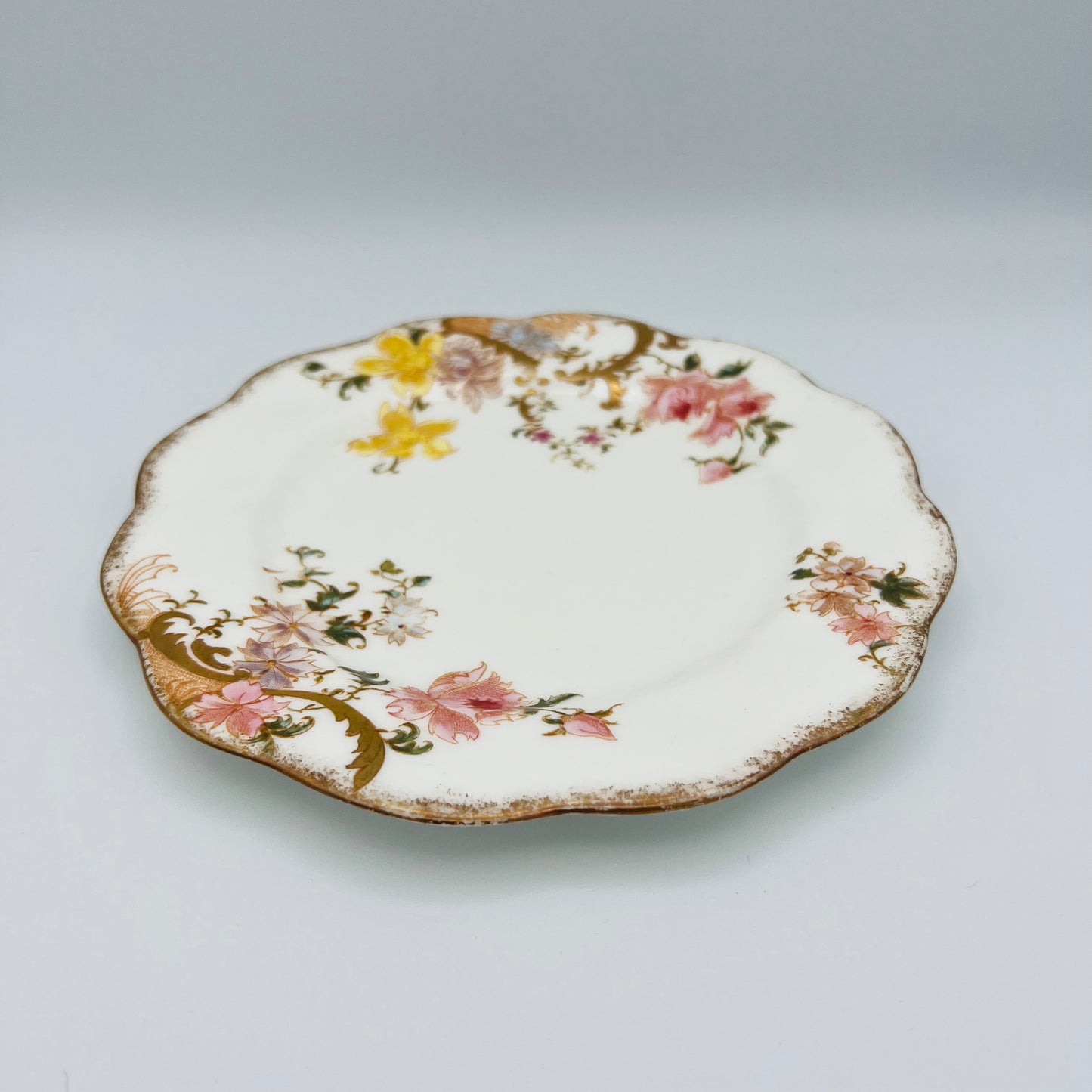 Staffordshire Porcelain Bread Plate