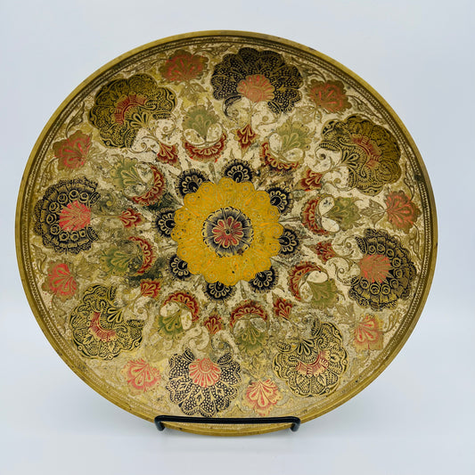 Brass & Enamel Bowl