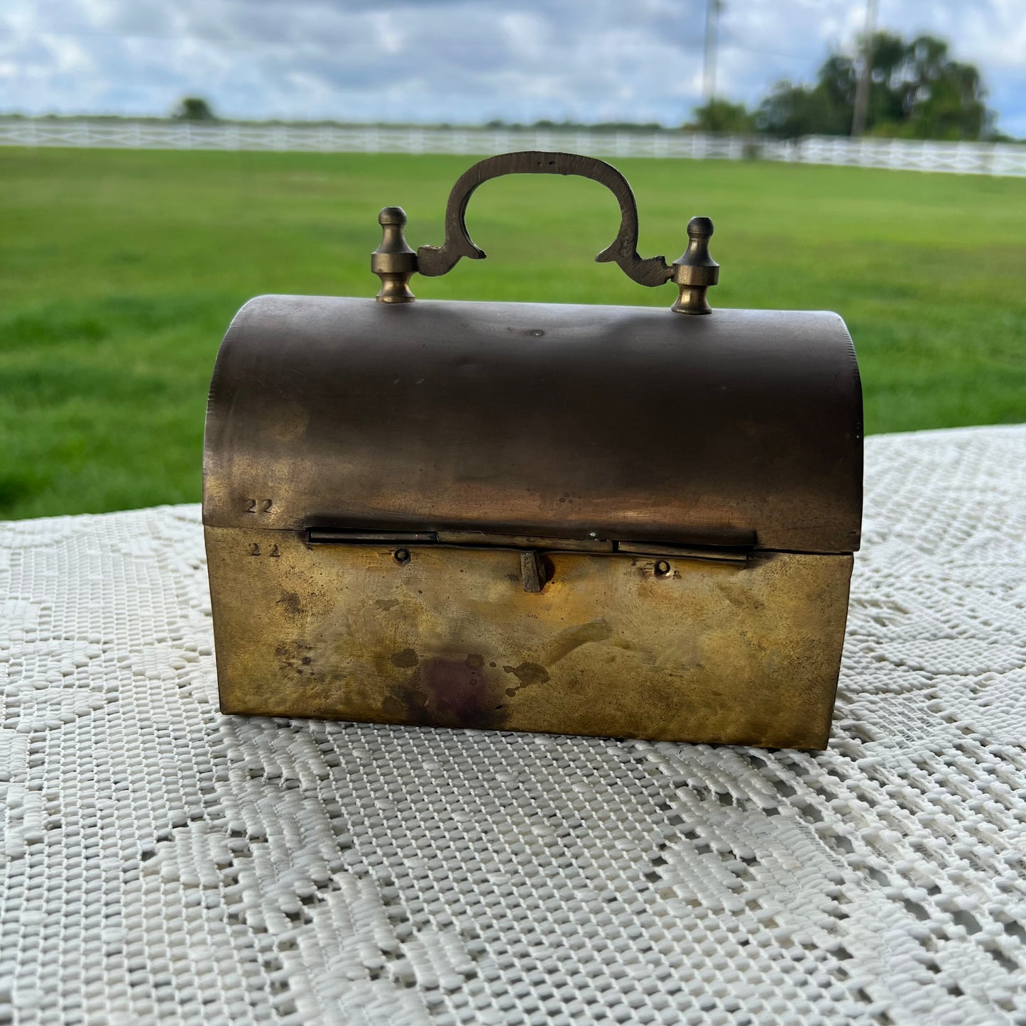 Brass Casket Box