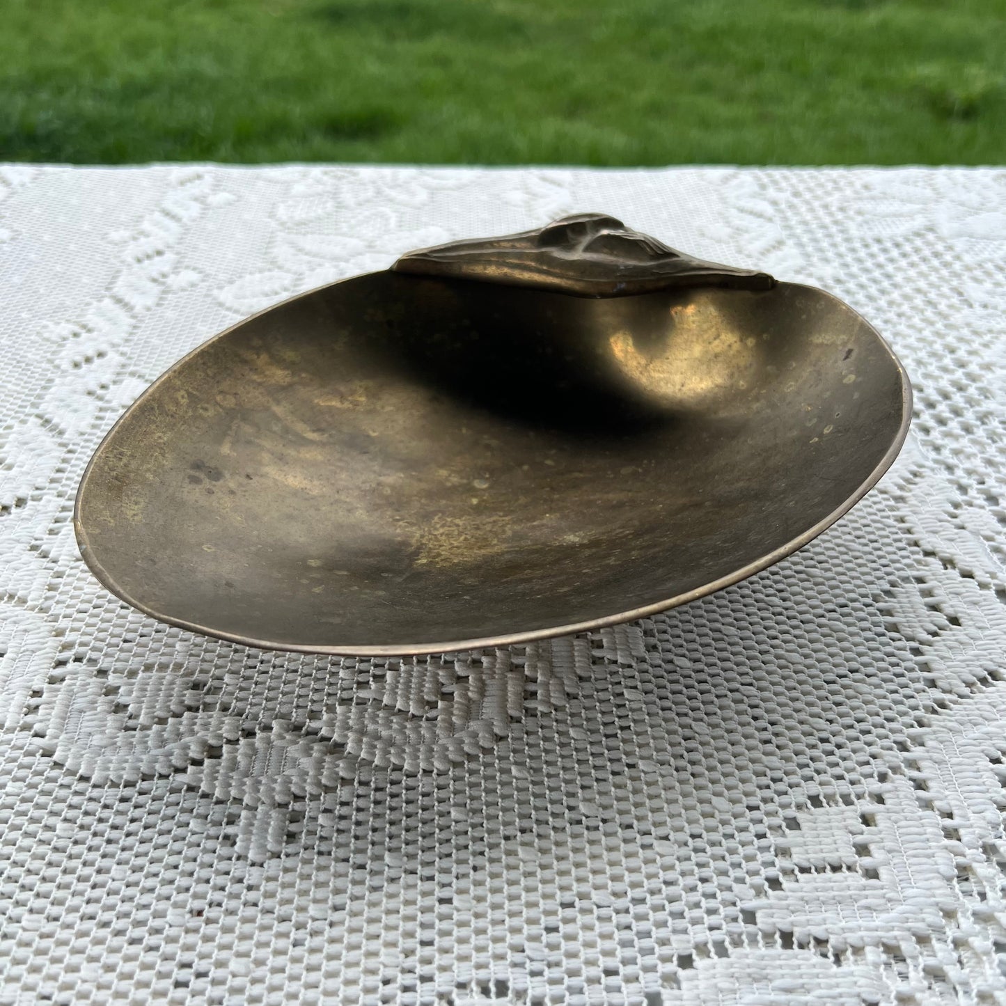 Brass Shell Trinket Dish