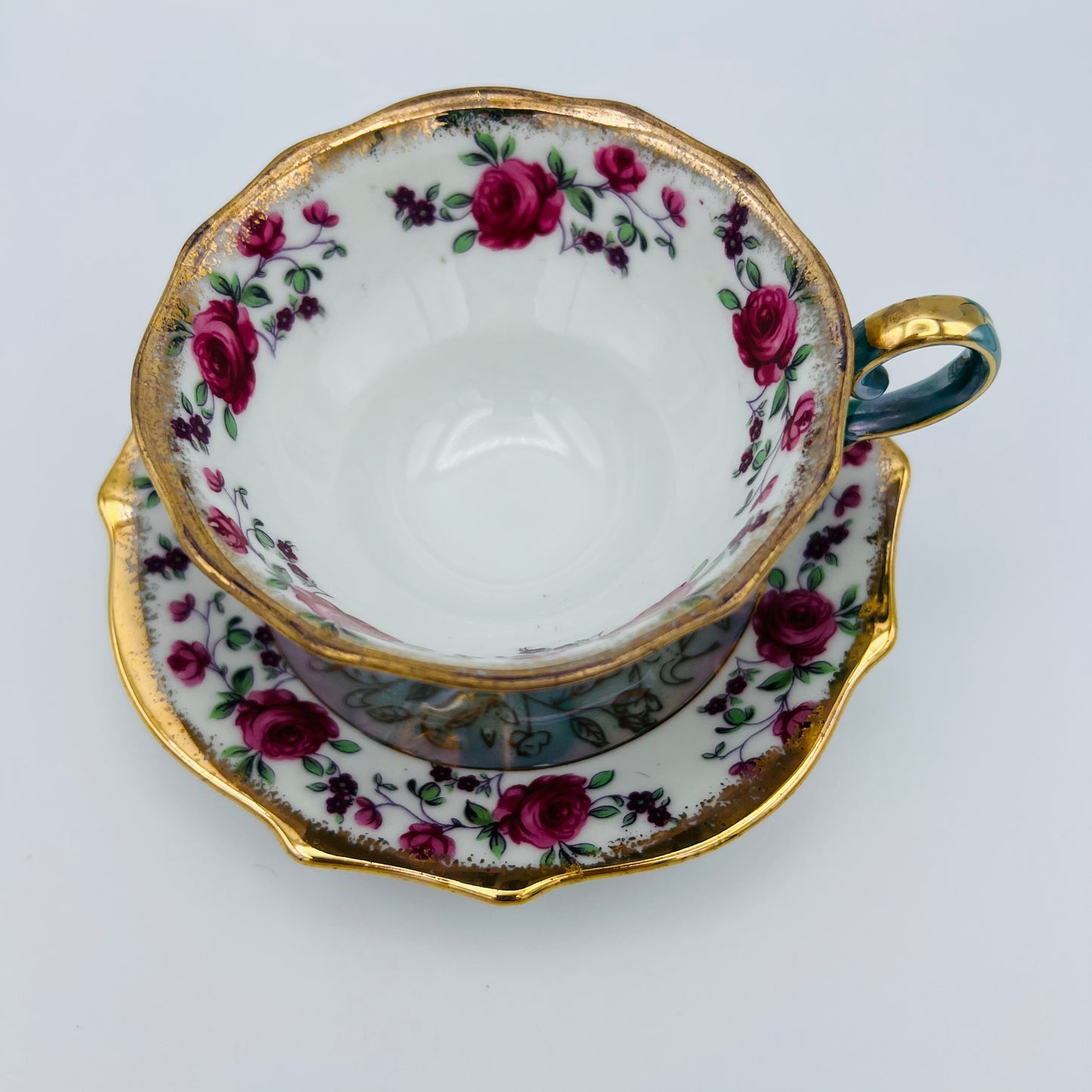 Lusterware Tea Cup & Saucer