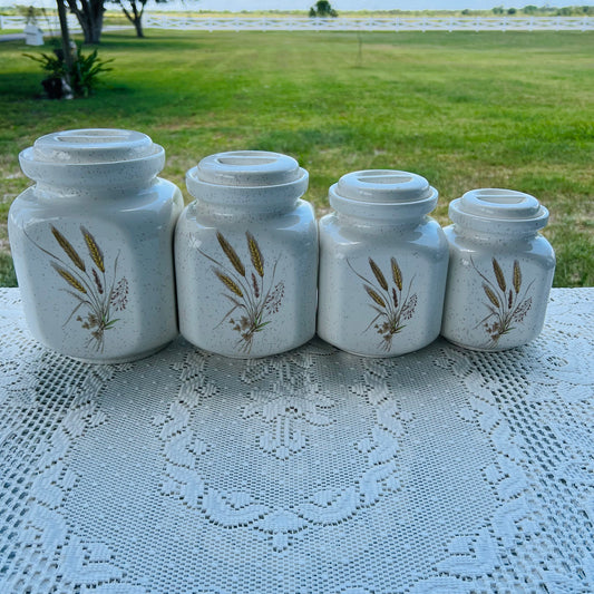 Pottery Craft Canister Set