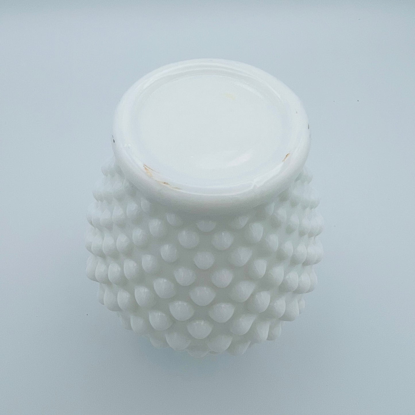 Hobnail Milk Glass Vase