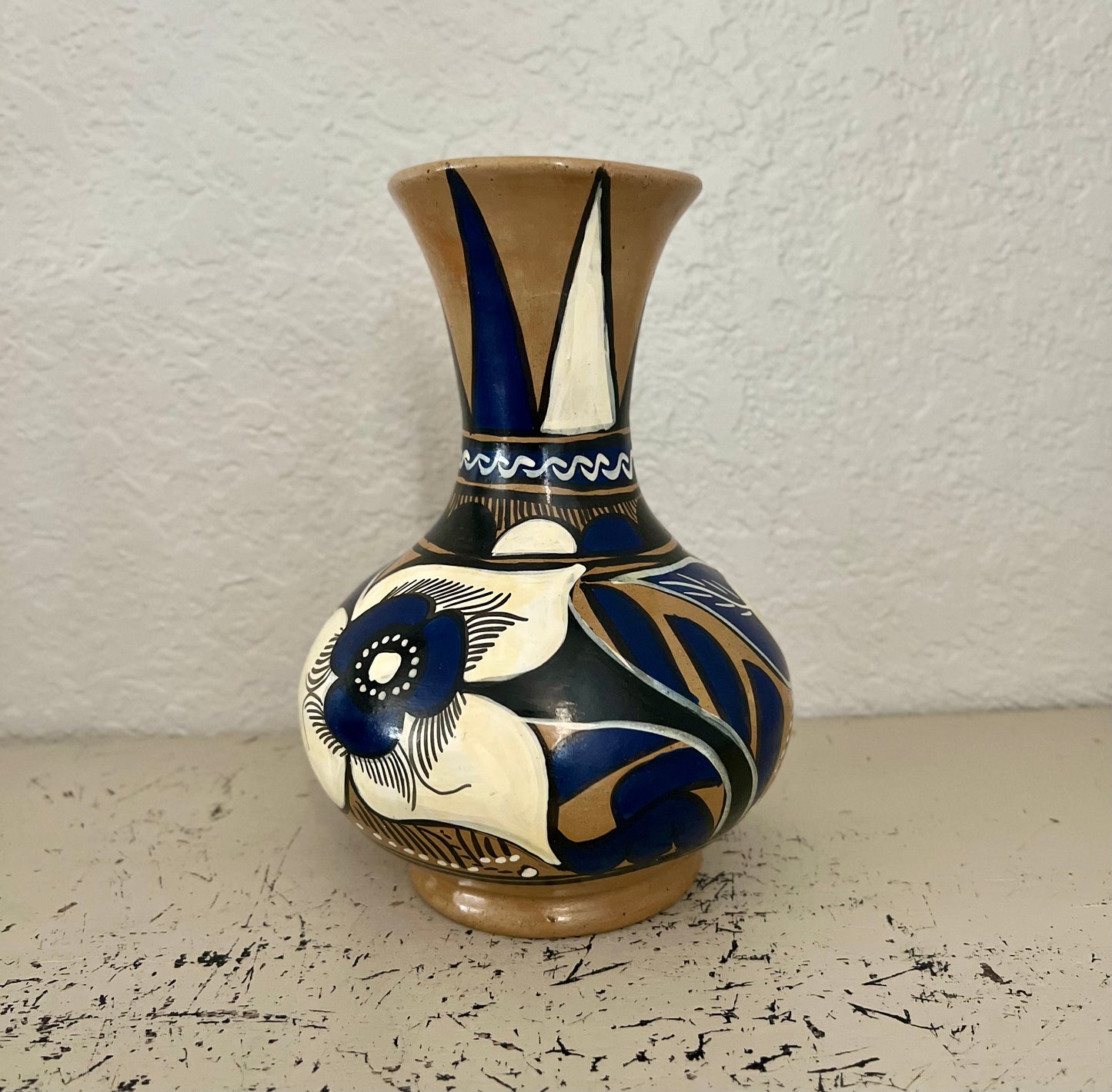 Vintage Folk Art Vase