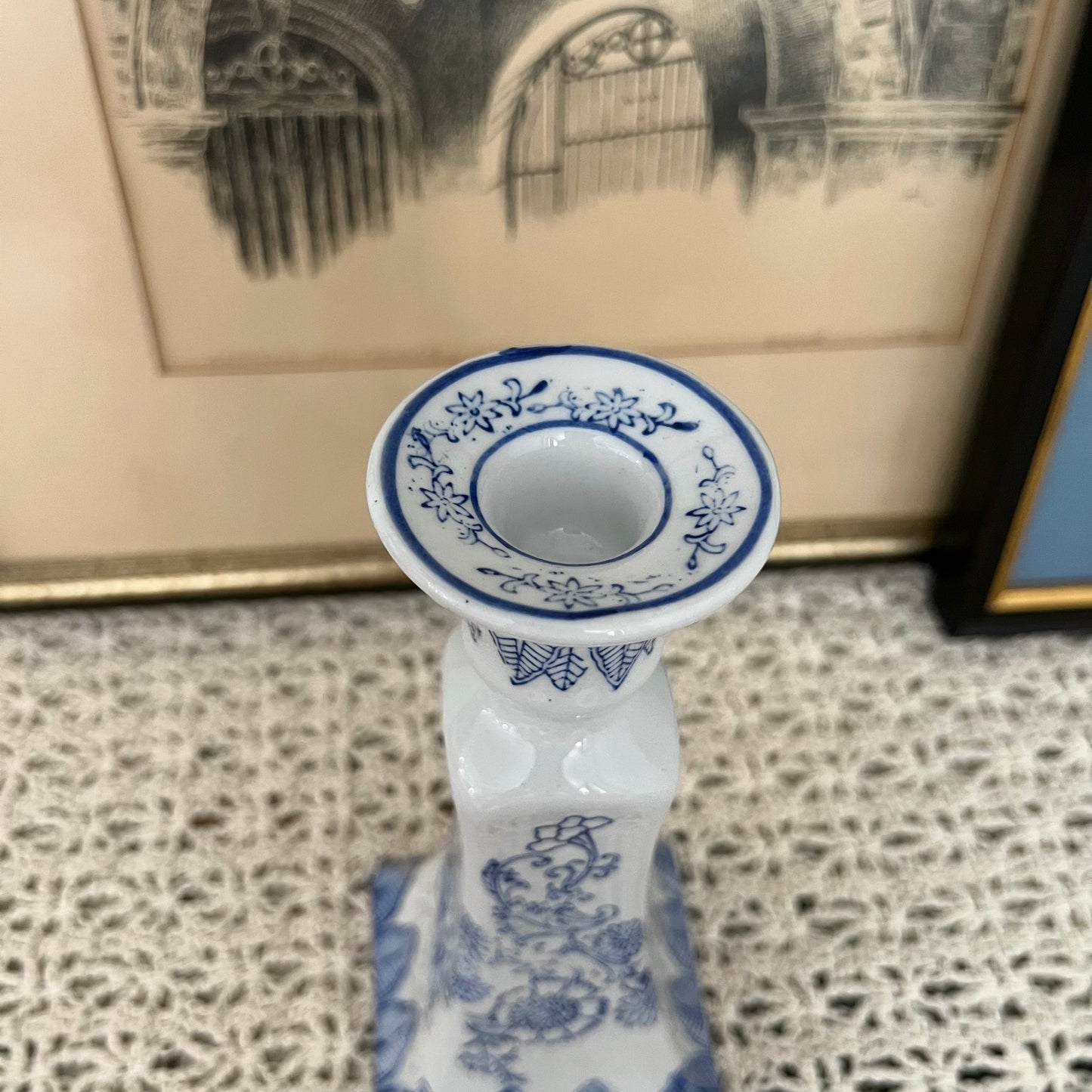 Delft Blue Candlestick