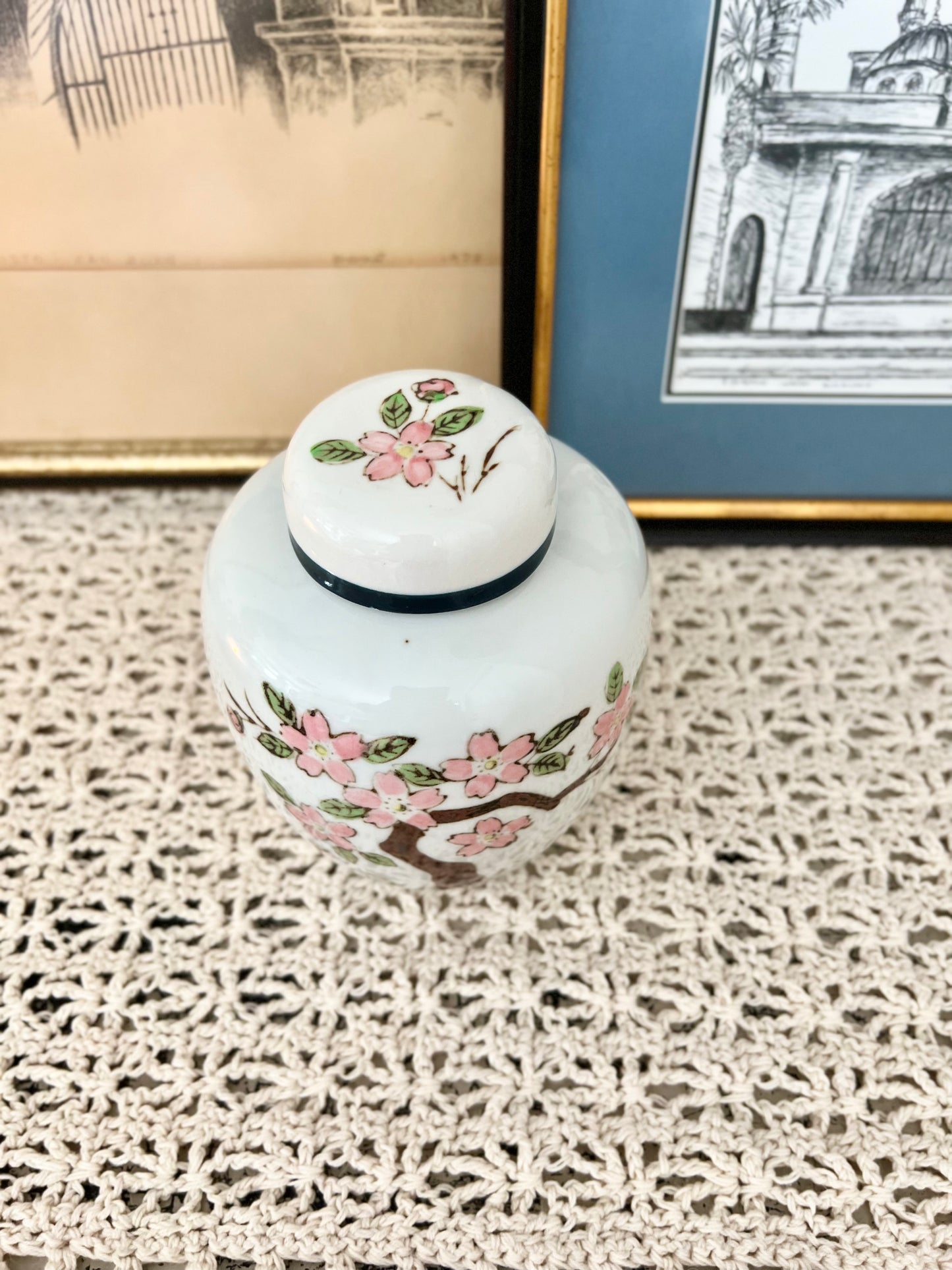 Porcelain Ginger Jar