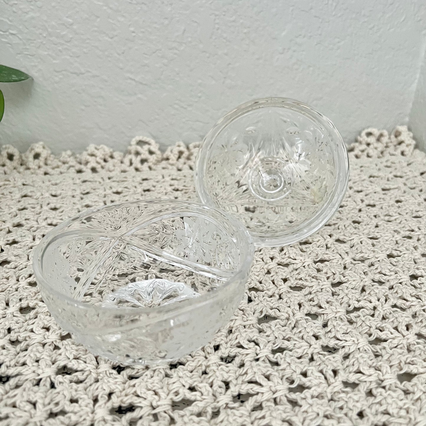 Lead Crystal Trinket Dish