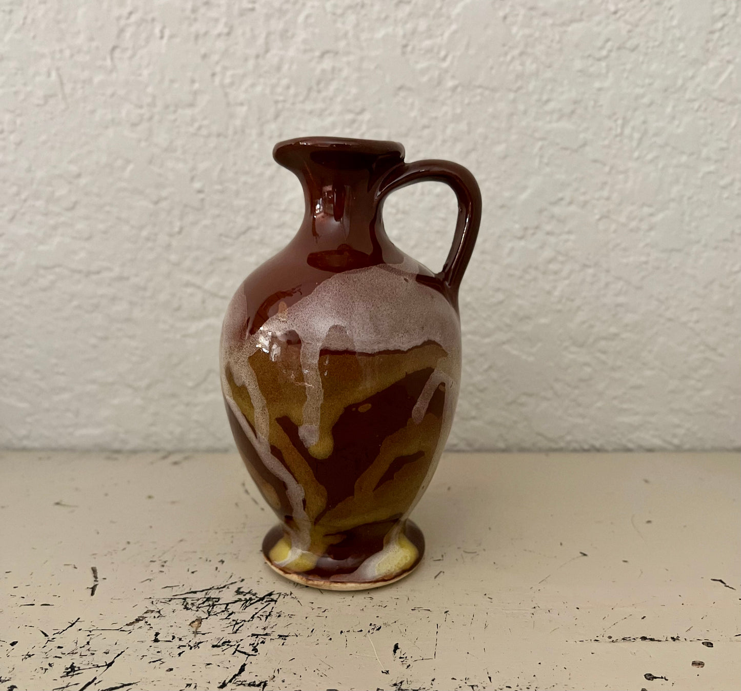 Brown Glaze Mini Pitcher