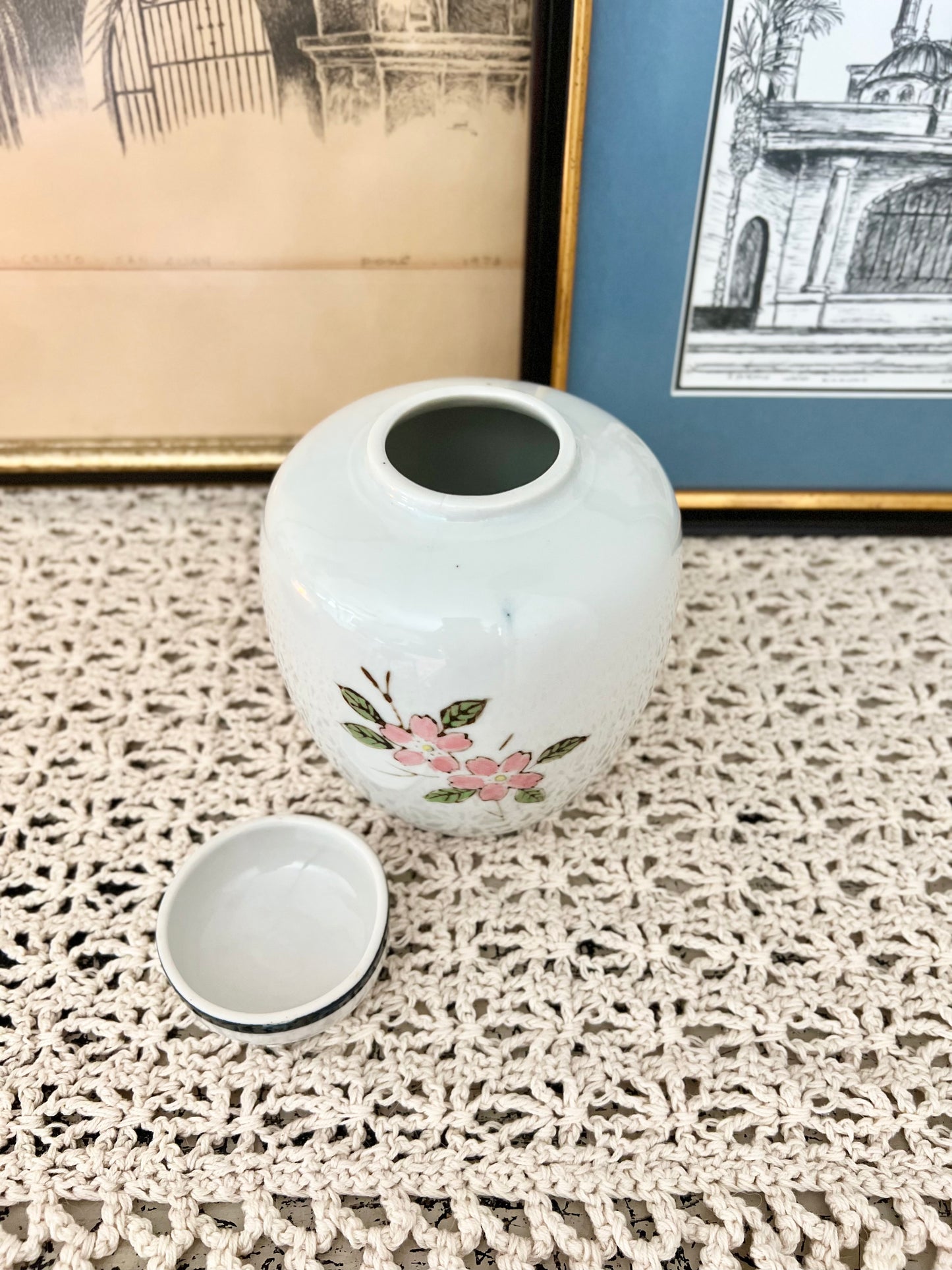 Porcelain Ginger Jar