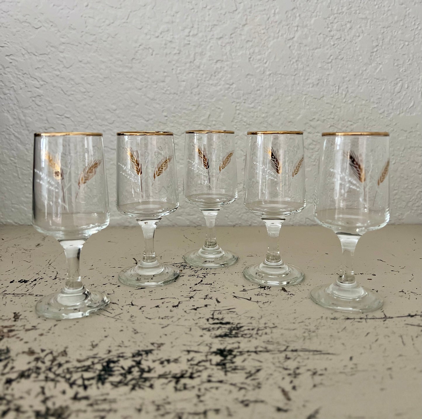 Set of Sherry glasses