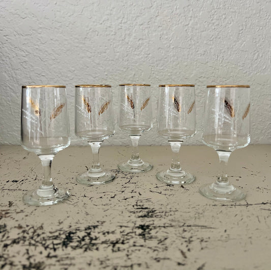 Set of Sherry glasses