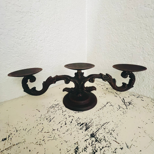 Cast Iron Candelabra