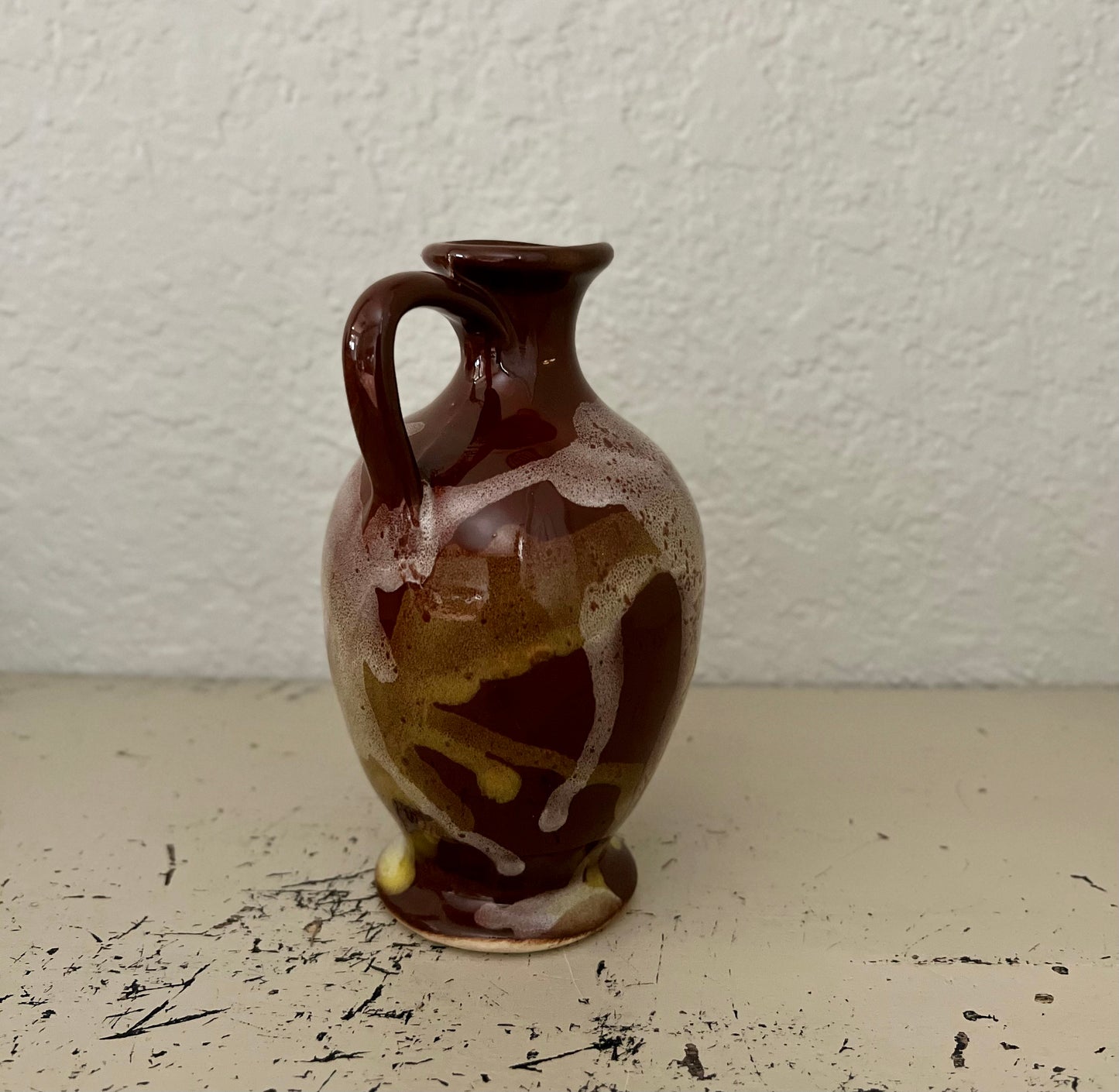 Brown Glaze Mini Pitcher