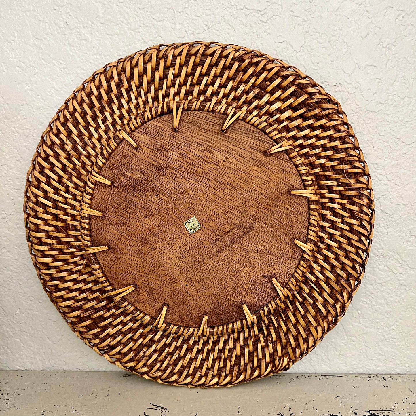 Rattan Capiz Shell Charger