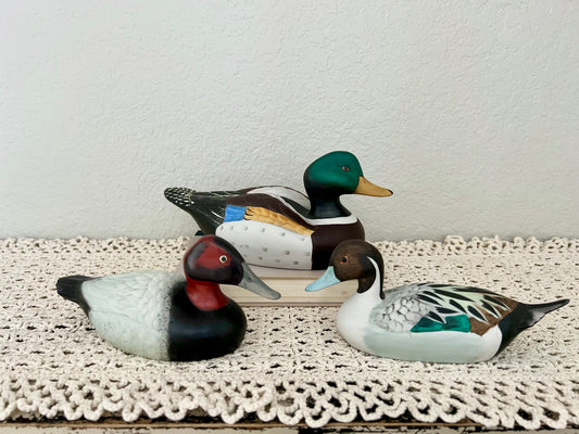 Ceramic duck set of 3