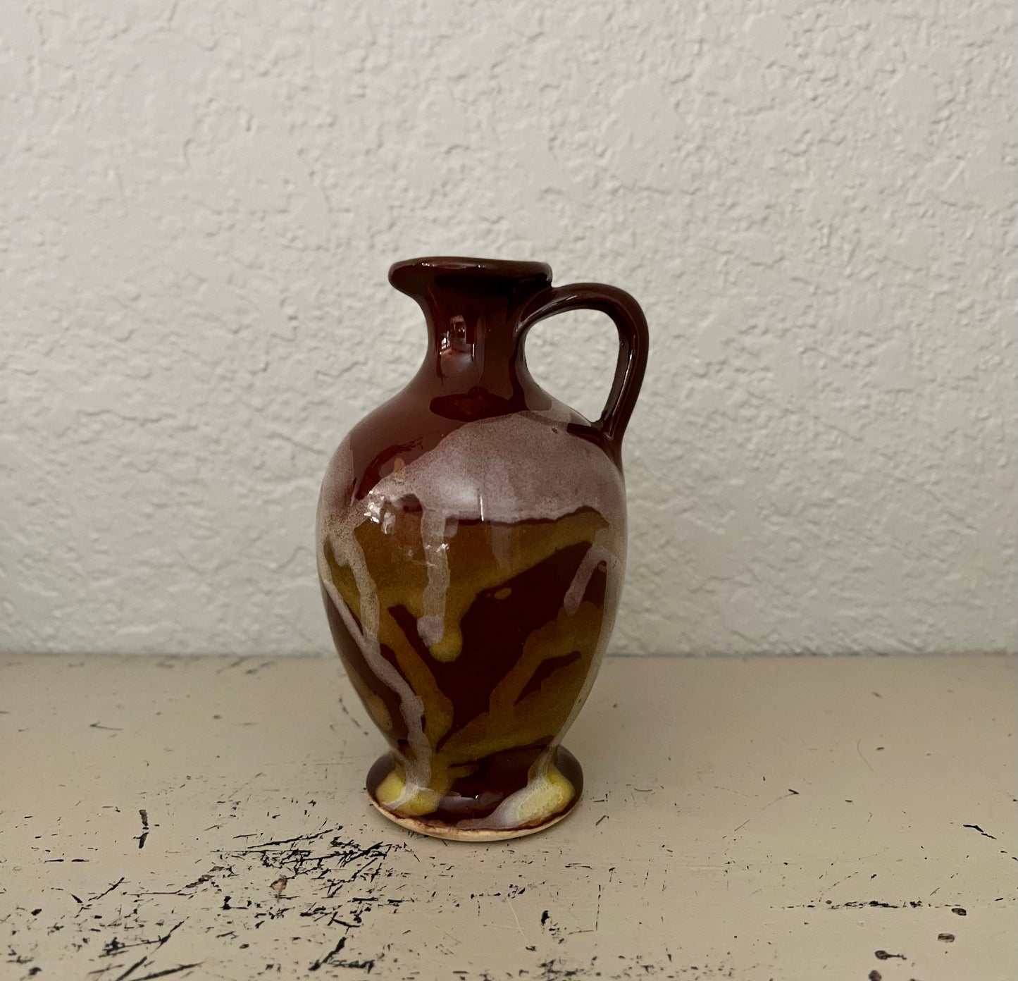 Brown Glaze Mini Pitcher